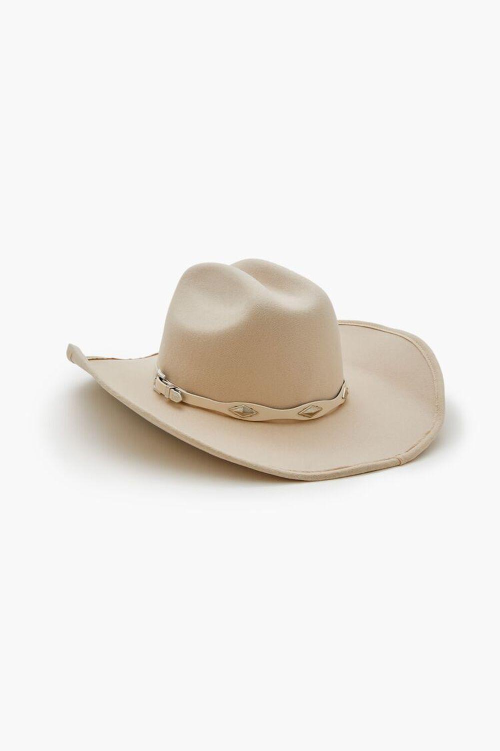 Studded-Trim Cowboy Hat | Forever 21 Product Image