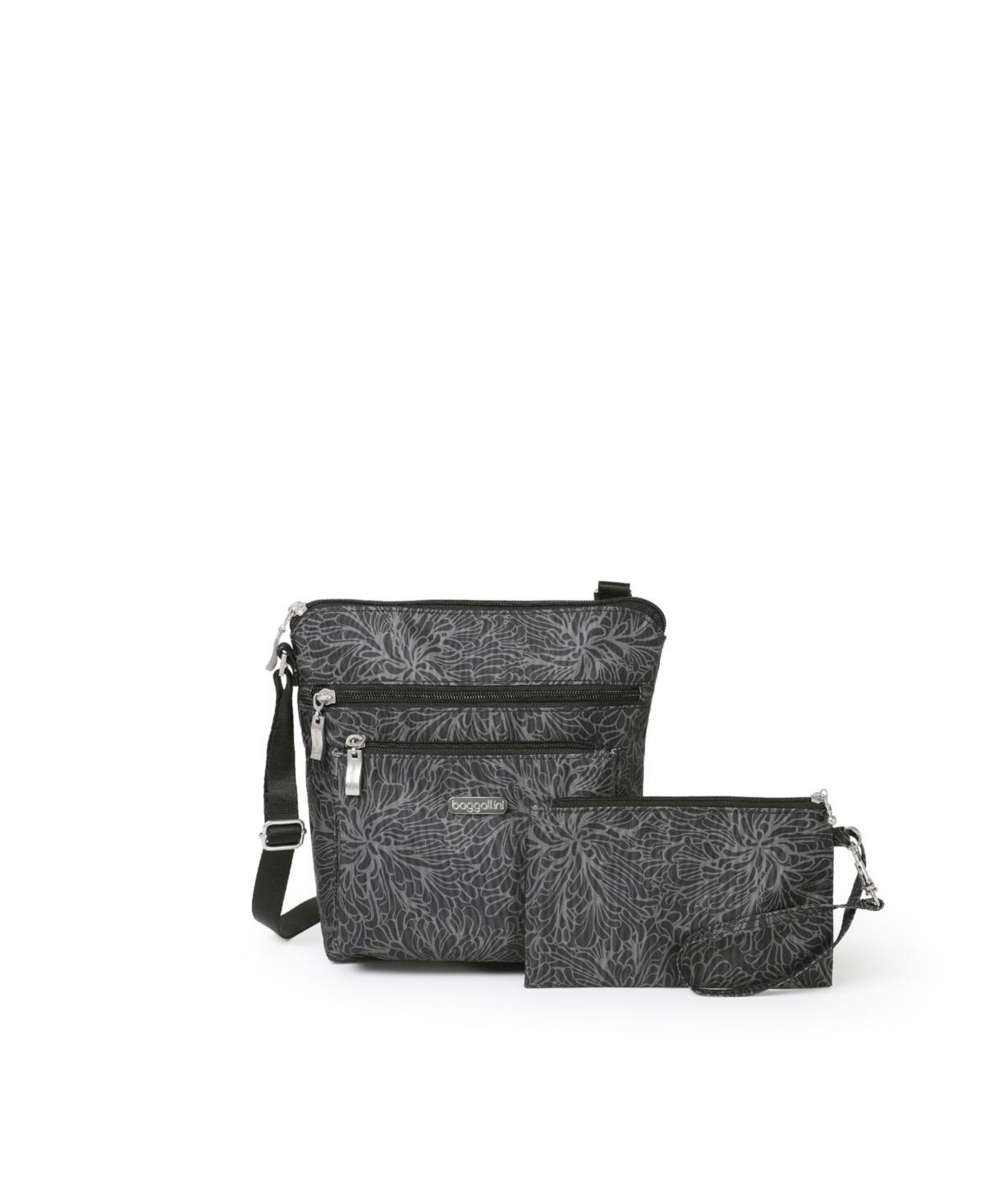 Baggallini Pocket Crossbody Bag with RFID-Blocking Wristlet Product Image