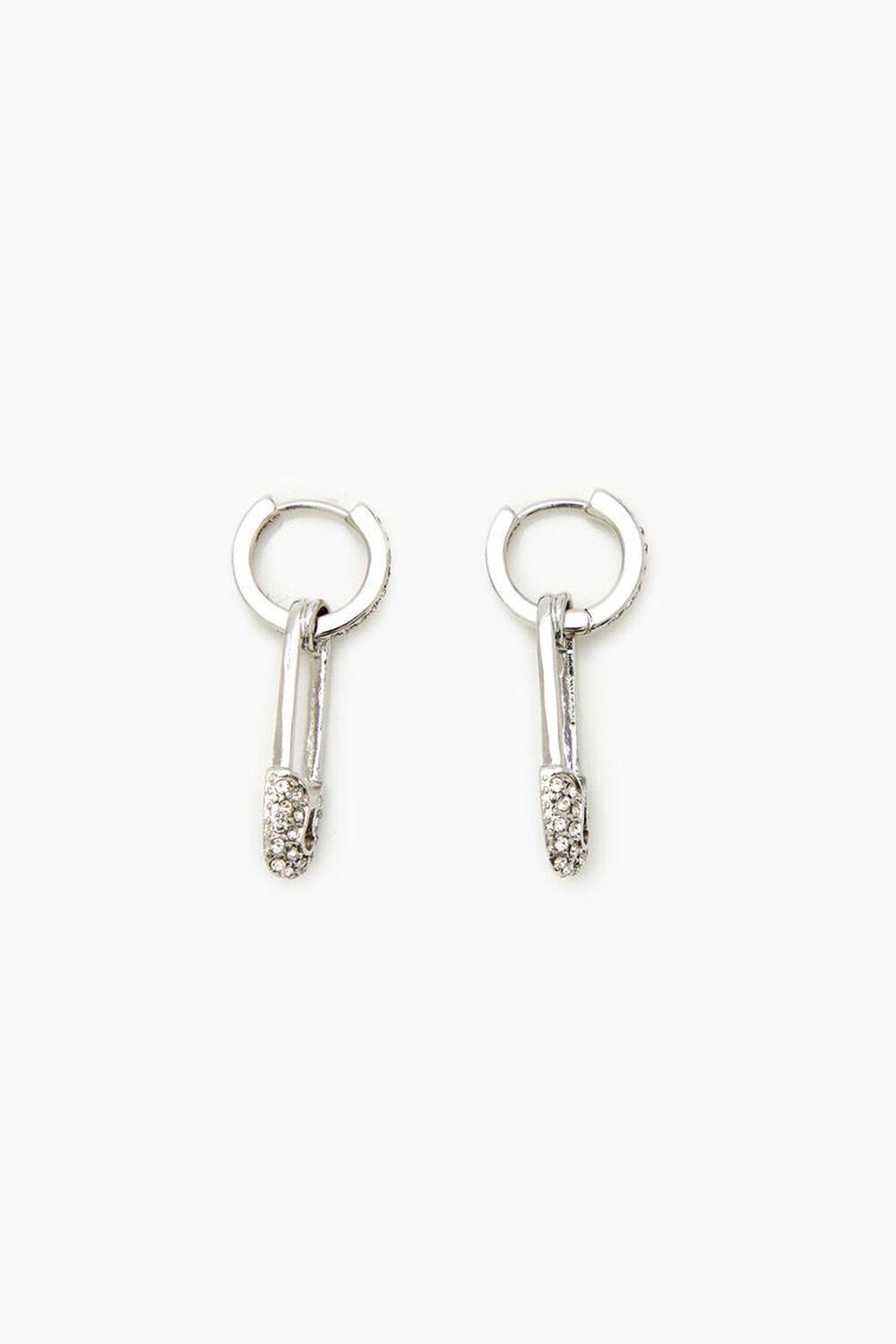 Safety Pin Drop Earrings | Forever 21 Product Image