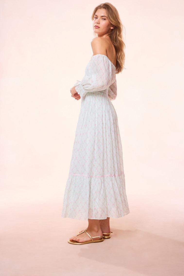 Dobrianna Re-Edition Cotton Maxi Dress Product Image