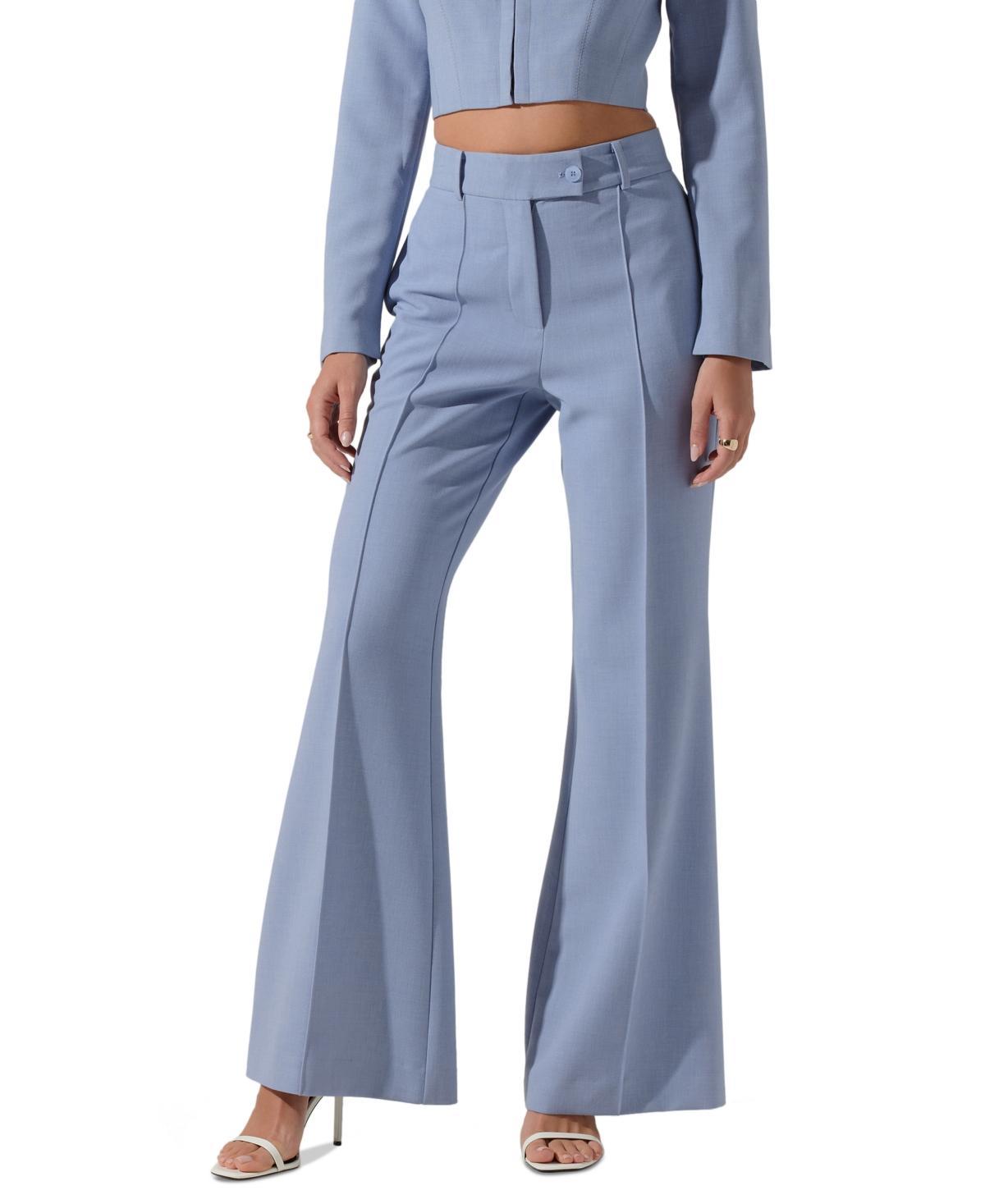 Astr the Label Womens Chaser Mid Rise Flare Leg Pants product image