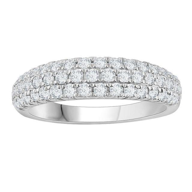 Diamond Medley 14k White Gold 1 Carat T.W. Lab-Grown Diamond Ring, Womens 14k Whgold Product Image