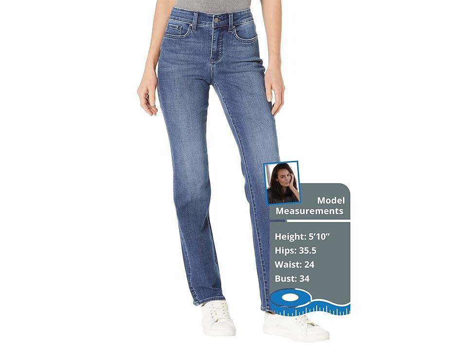 NYDJ Marilyn Straight in Bluewell (Bluewell) Women's Jeans Product Image