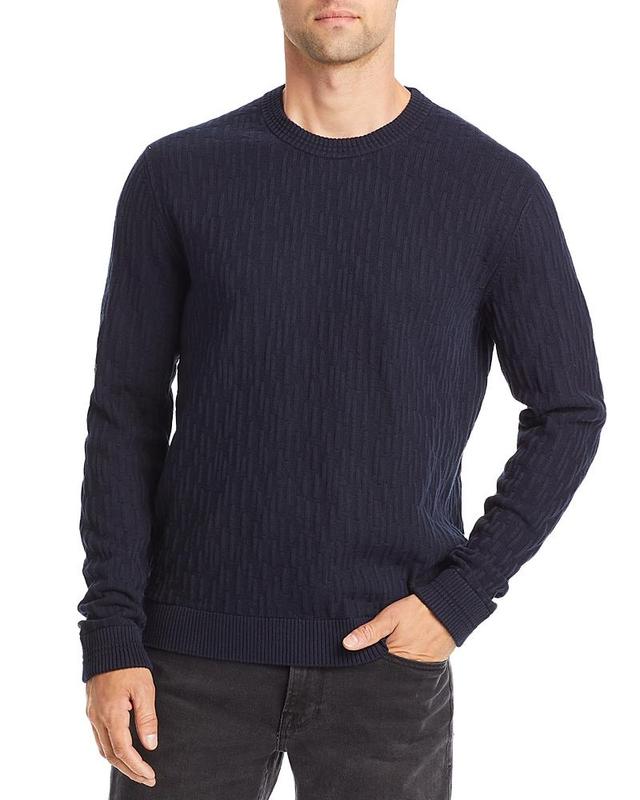 Hugo Sovrain Cotton Regular Fit Crewneck Sweater Product Image