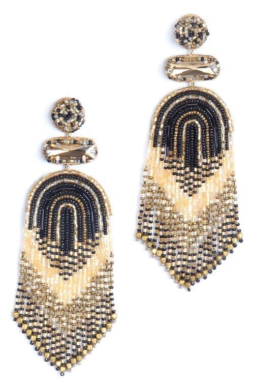 Deepa Gurnani Ishani Beaded Drop Earrings Product Image