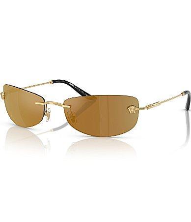 Versace Mens VE2279 60mm Rectangle Sunglasses Product Image