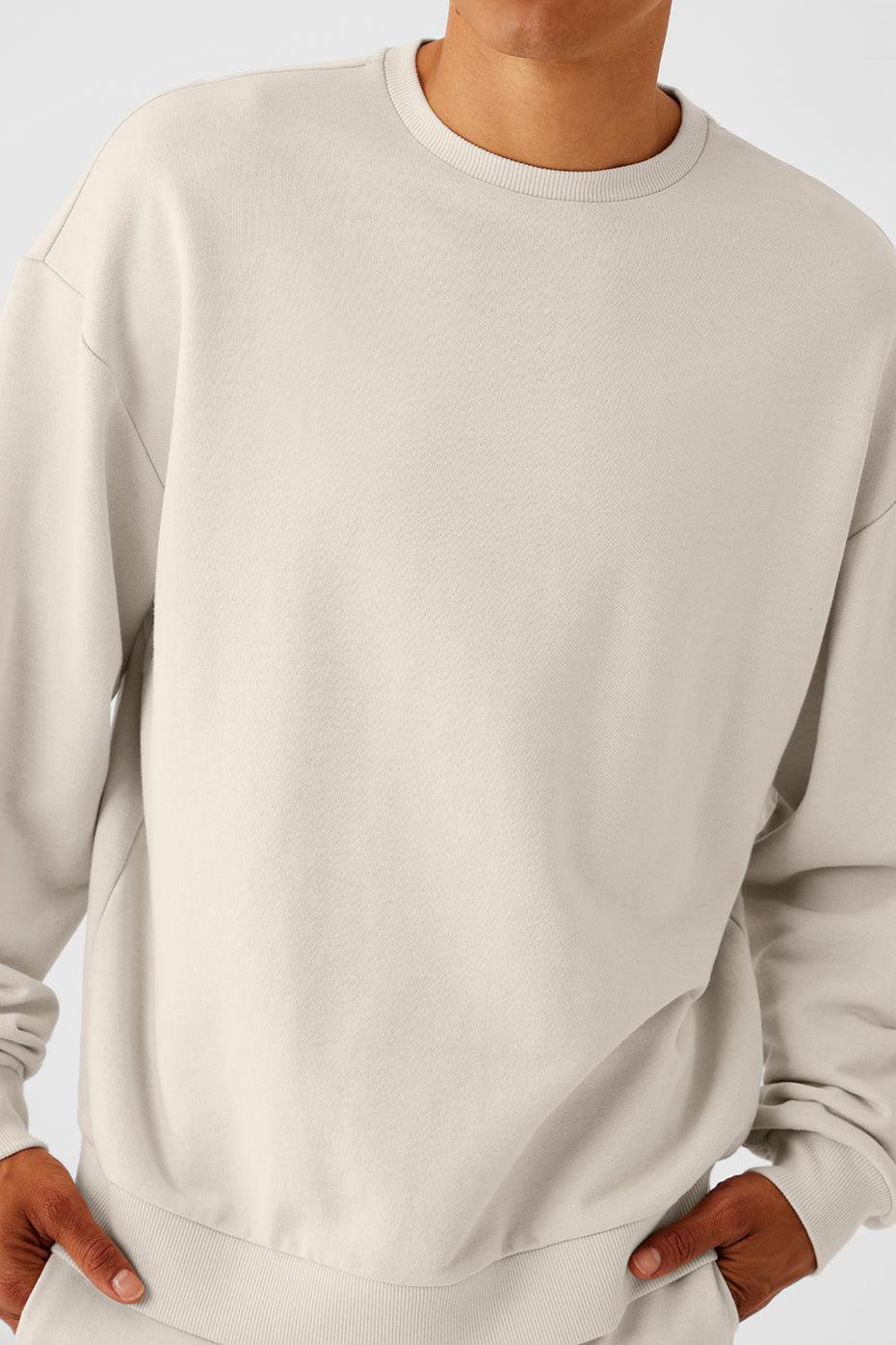 Chill Crew Neck Pullover - Bone Male Product Image