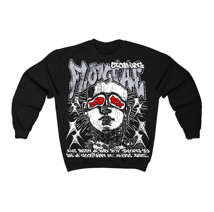 Black Cement 3s Flontae Sweatshirt Be Good Graphic Product Image