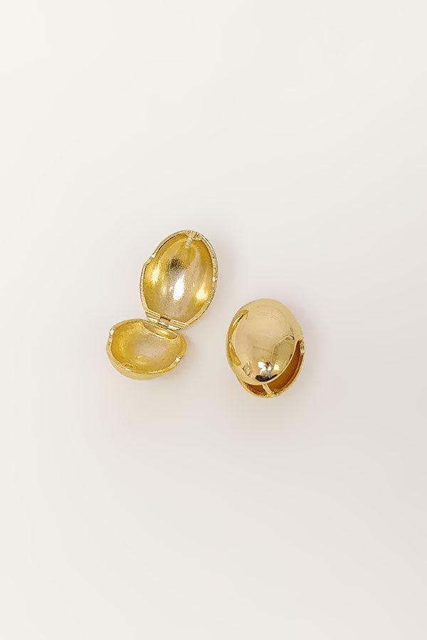 Golden Glow Huggie Earrings Product Image