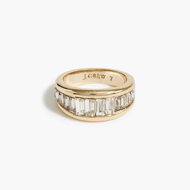 Crystal baguette ring Product Image