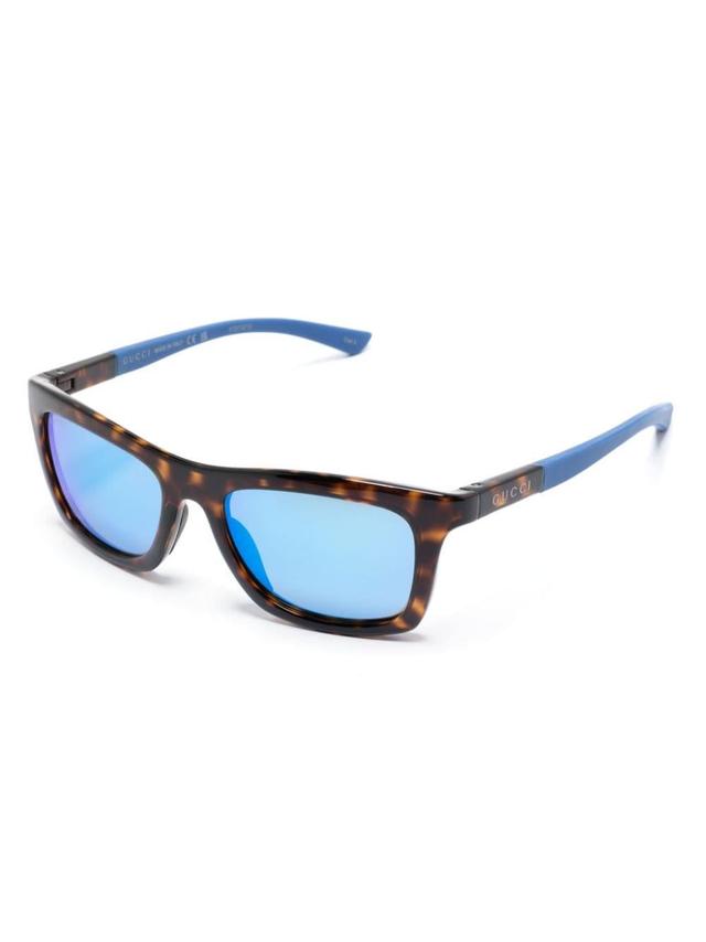 Gg1735s Sunglasses In 蓝色 Product Image