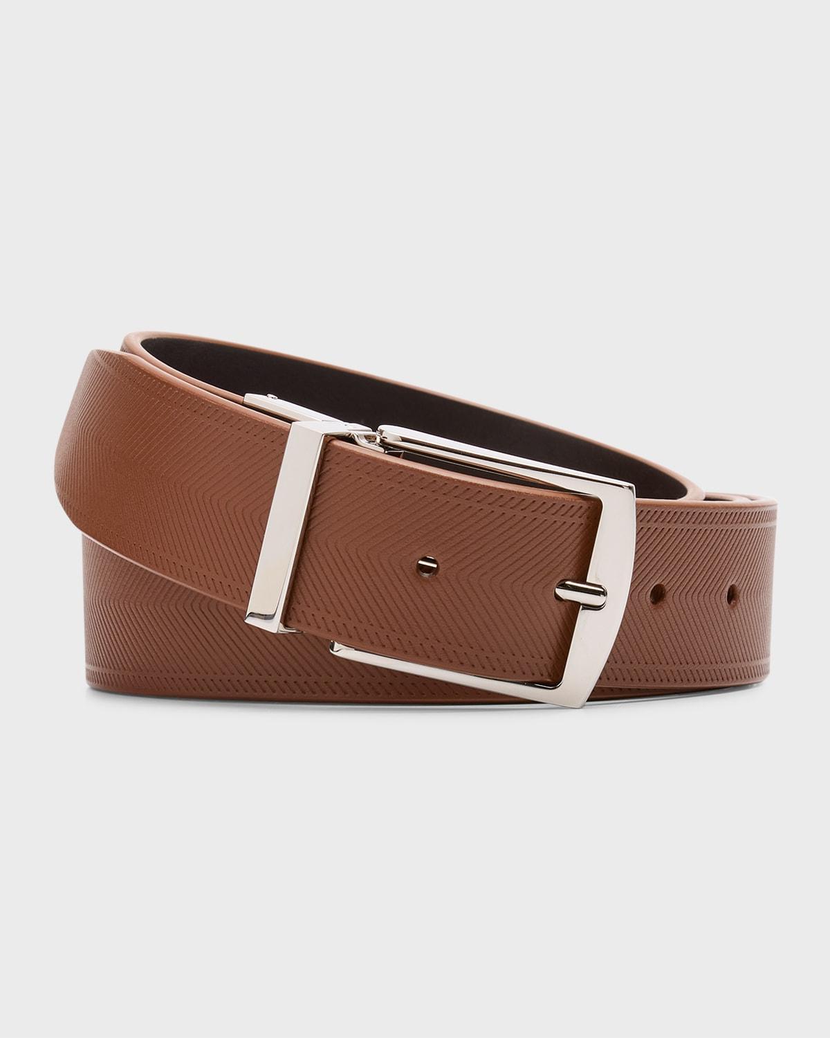 Mens Reversible Leather Belt Product Image