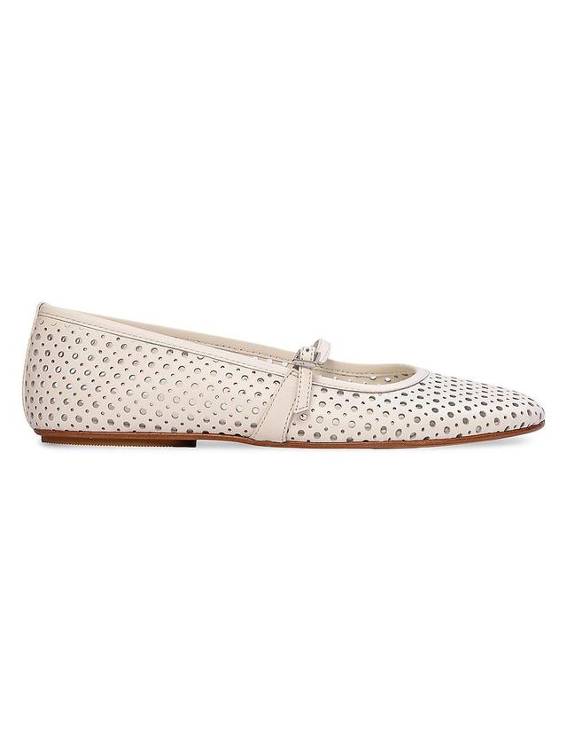 Womens Mika Laser Cut Ballerina Flats Product Image