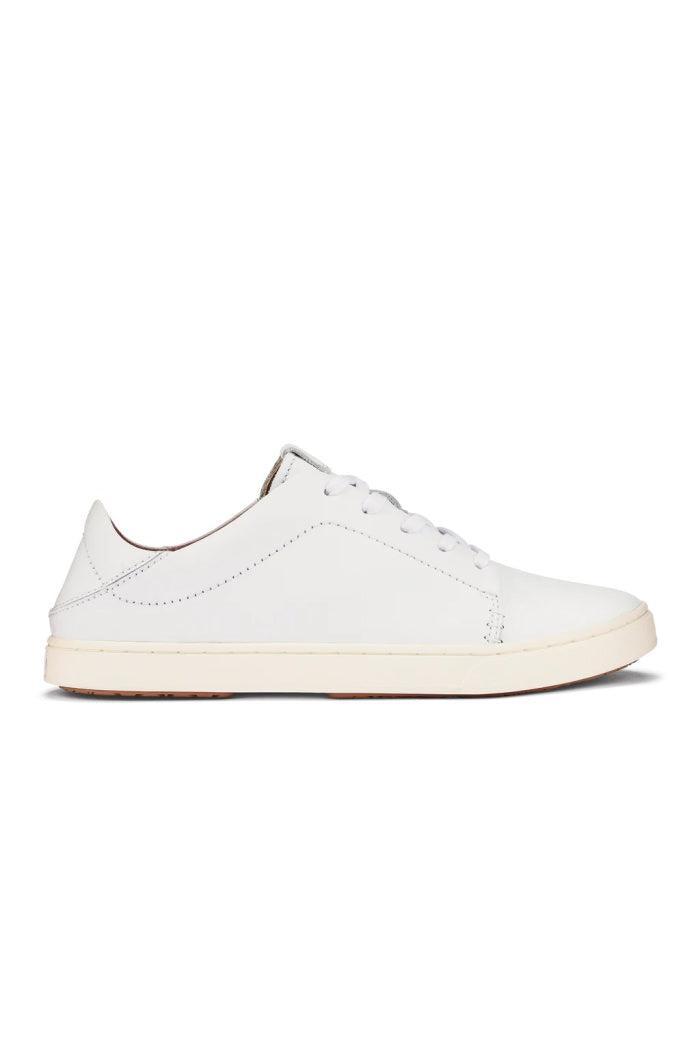 Women's Olukai Pehuea Li 'Ili Sneaker in White Product Image