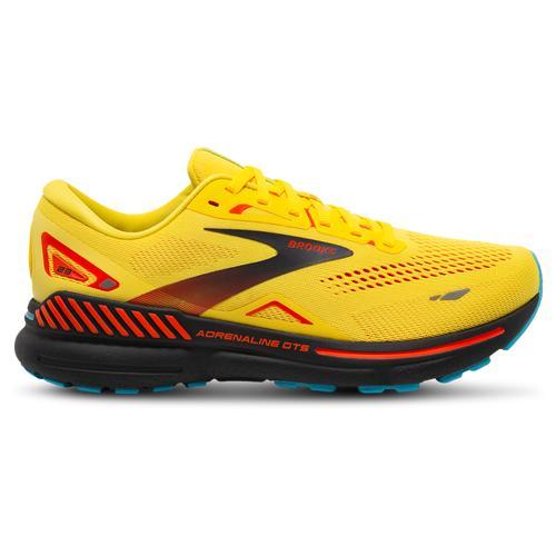 Brooks Mens Brooks Adrenaline GTS 23 - Mens Shoes Yellow/Foraged Iron/Orange Product Image