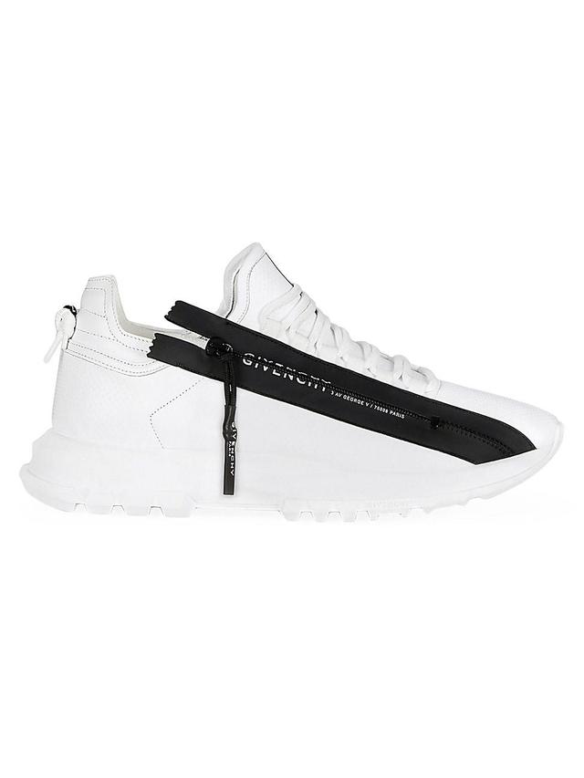 Womens Spectre Side-Zip Leather Sneakers Product Image