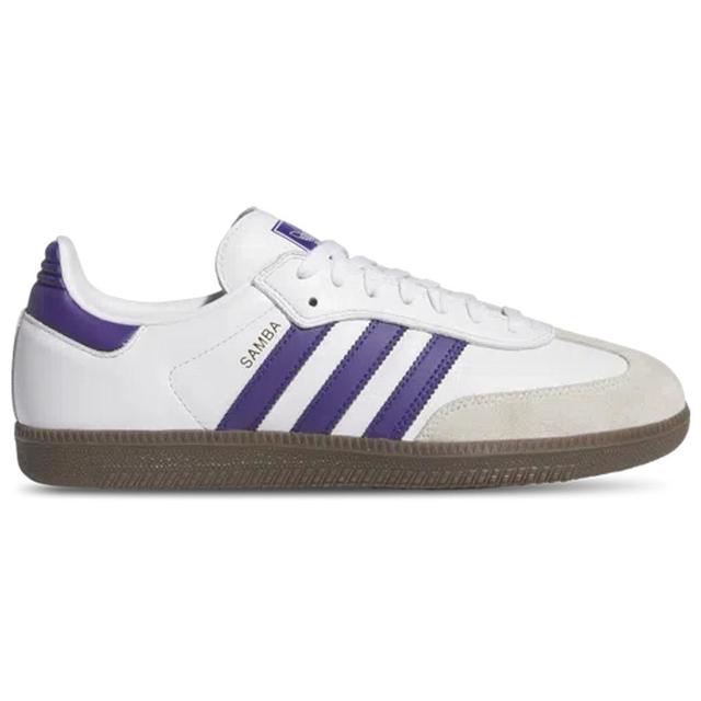 ADIDAS ORIGINALS Mens  Samba Adv In White/collegiate Purple/gold Metallic Product Image