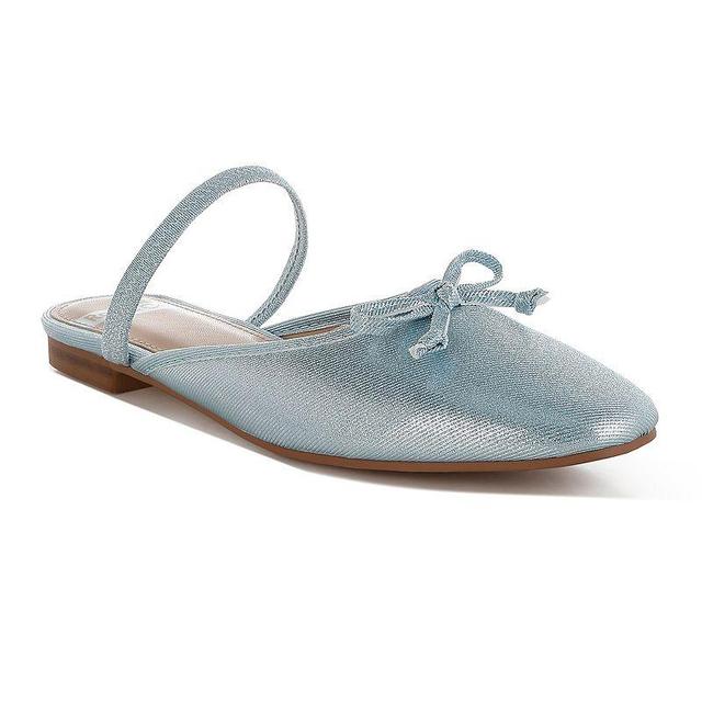 Rag & Co Opalia Womens Glitter Bow Mules Product Image