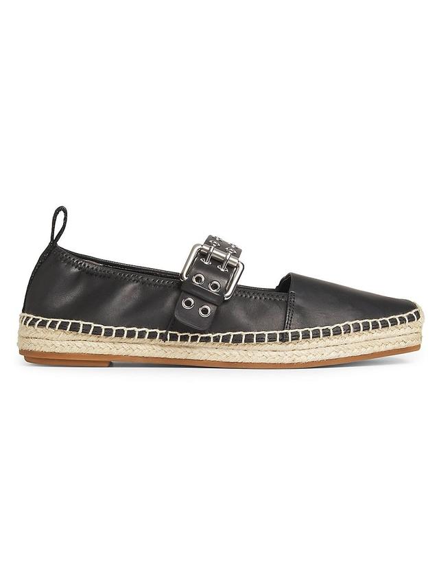 Womens Anteros Leather Espadrilles Product Image