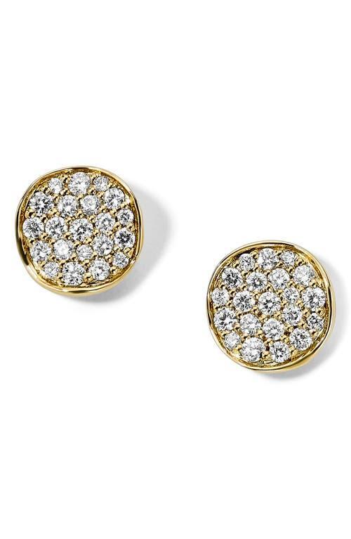 Ippolita Stardust Mini Flower Diamond Disc Stud Earrings Product Image