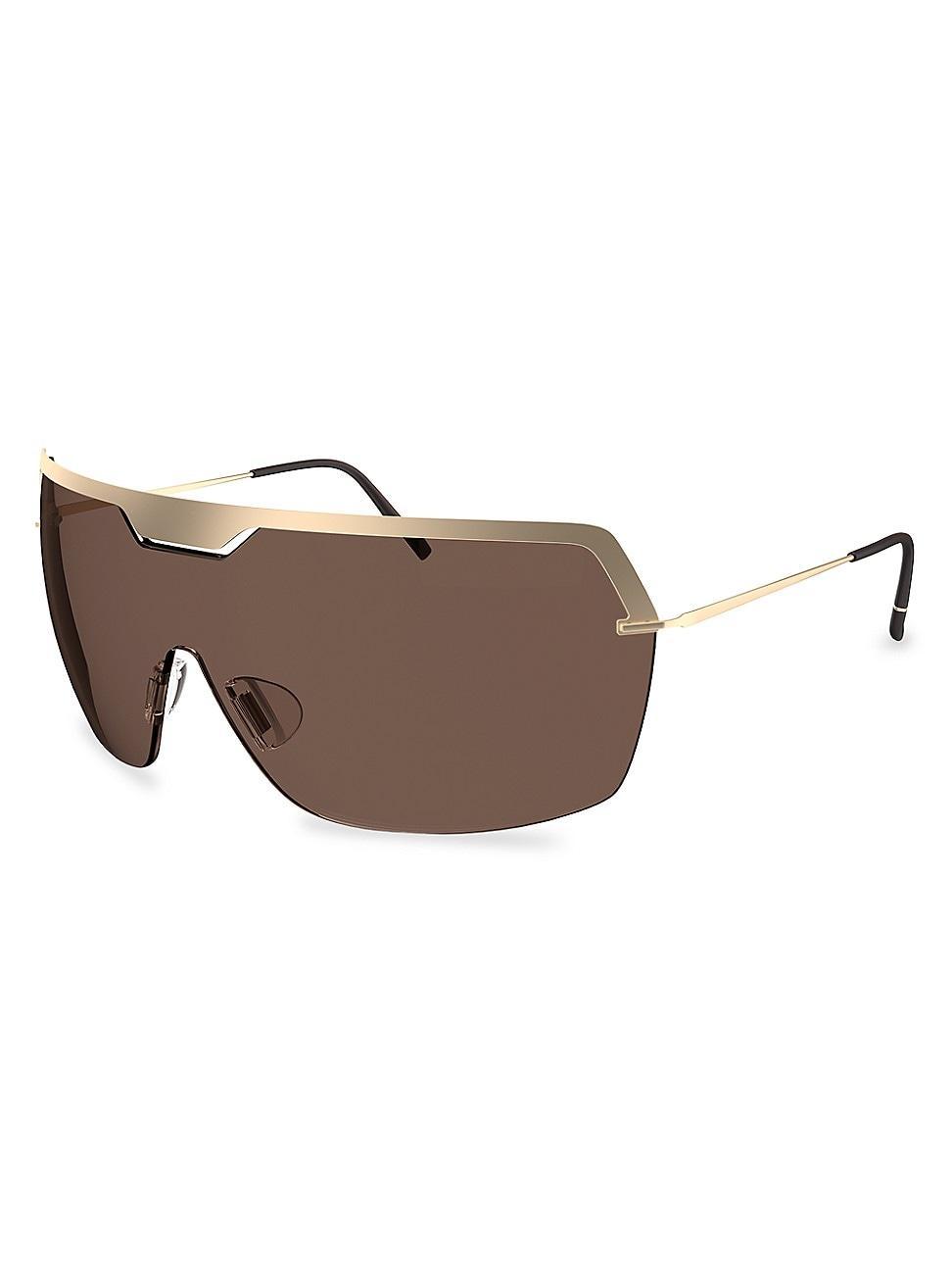 Mens Titan Minimal Art Cosmic Shield Sunglasses Product Image