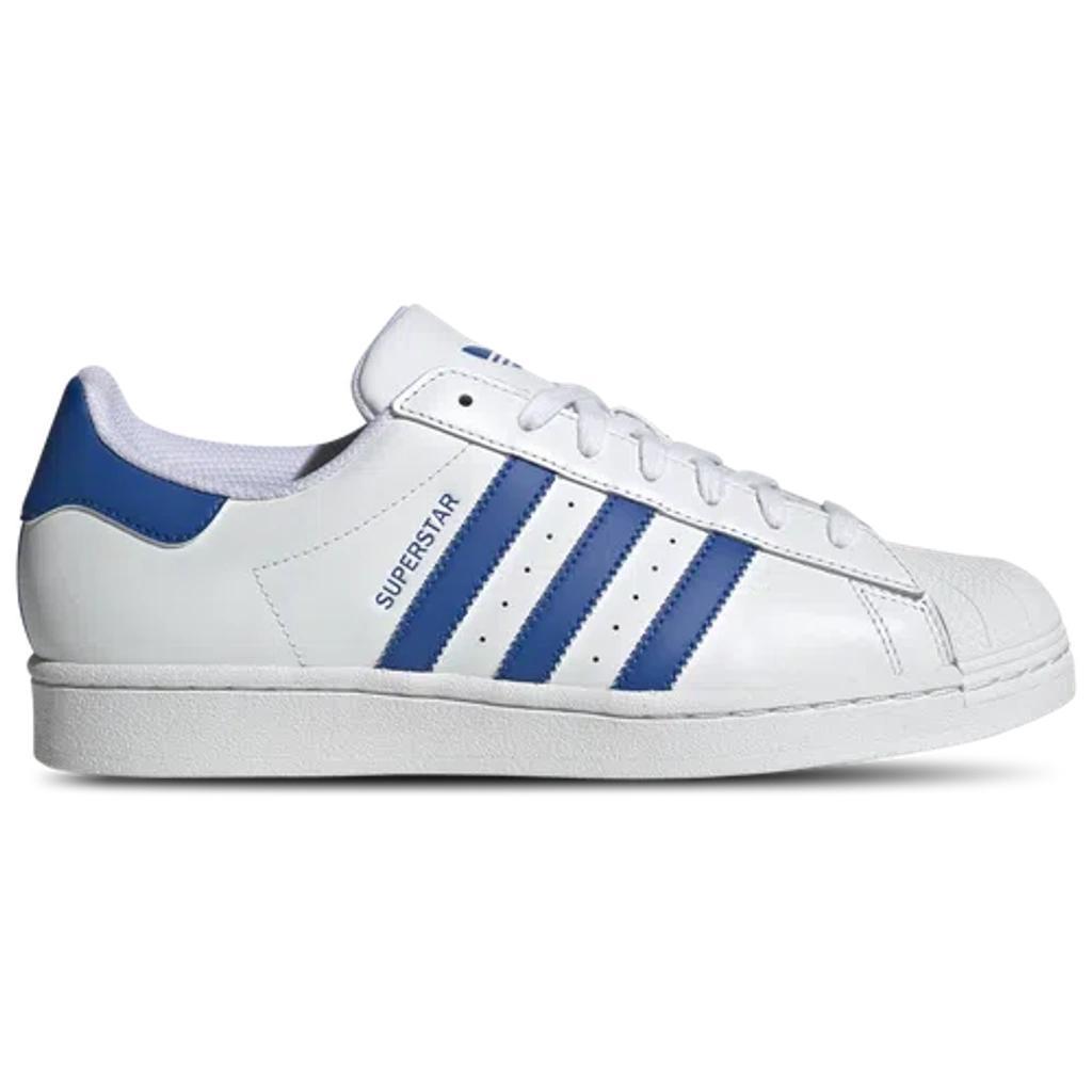 ADIDAS ORIGINALS Mens  Superstar Casual Sneaker In Ftwr White/blue/ftwr White Product Image