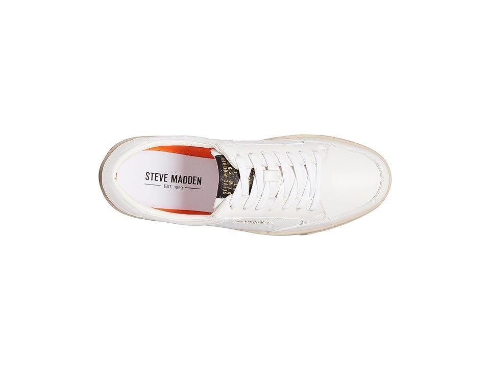 Steve Madden Nyan White) Men's Shoes Product Image