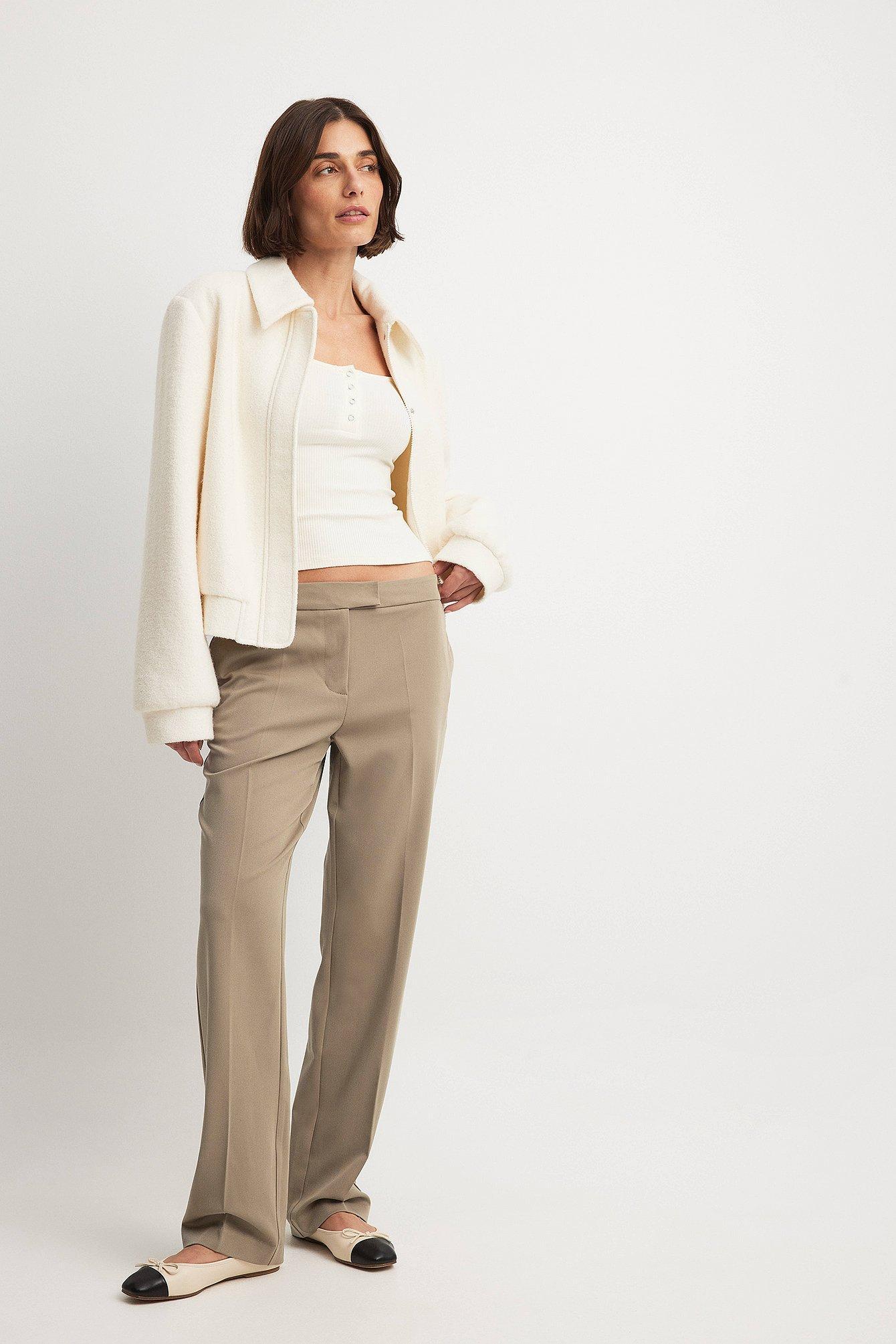 Low Waist Suit Pants Product Image