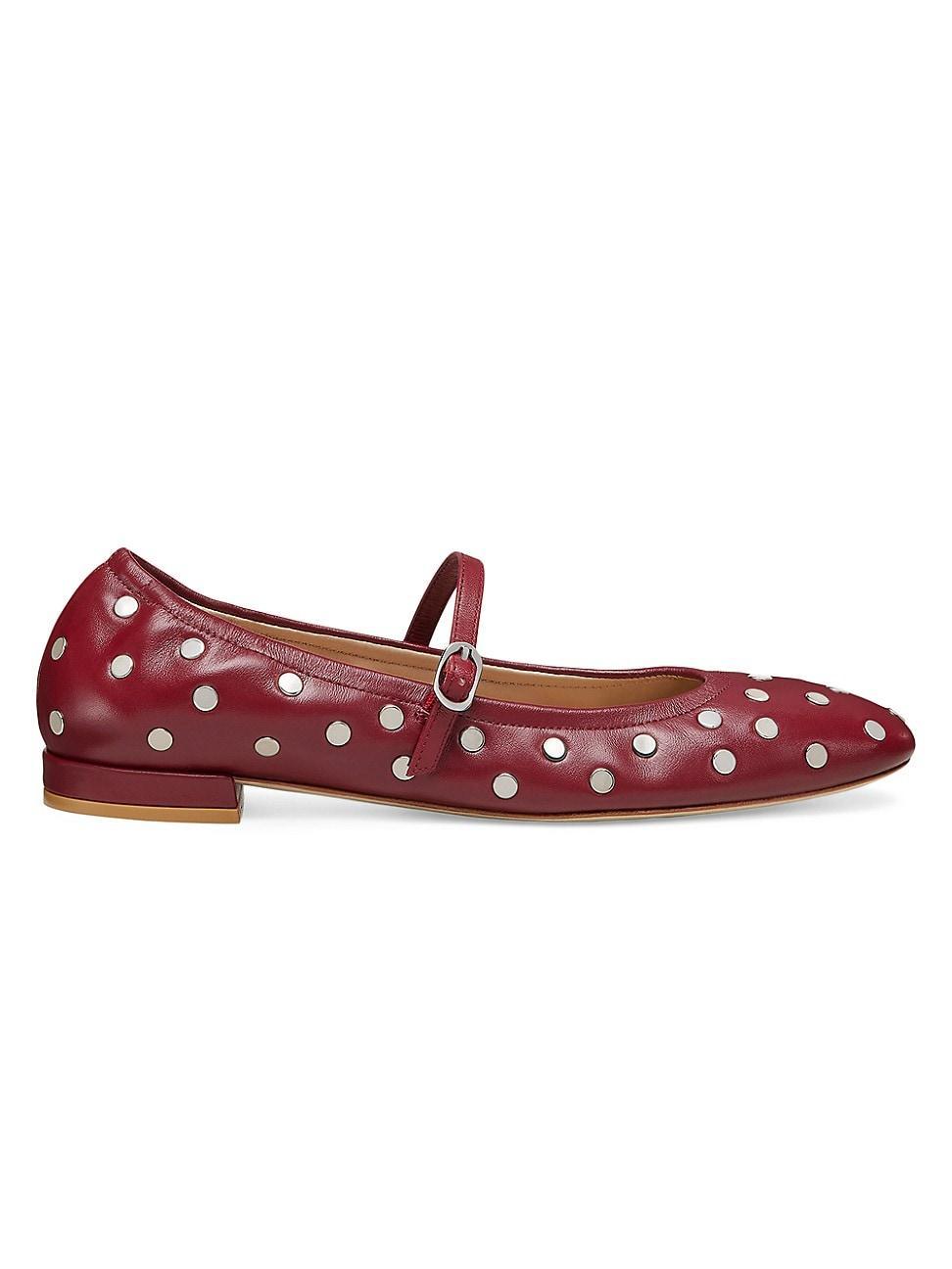 Womens Claris Studded Ballet Flats Product Image