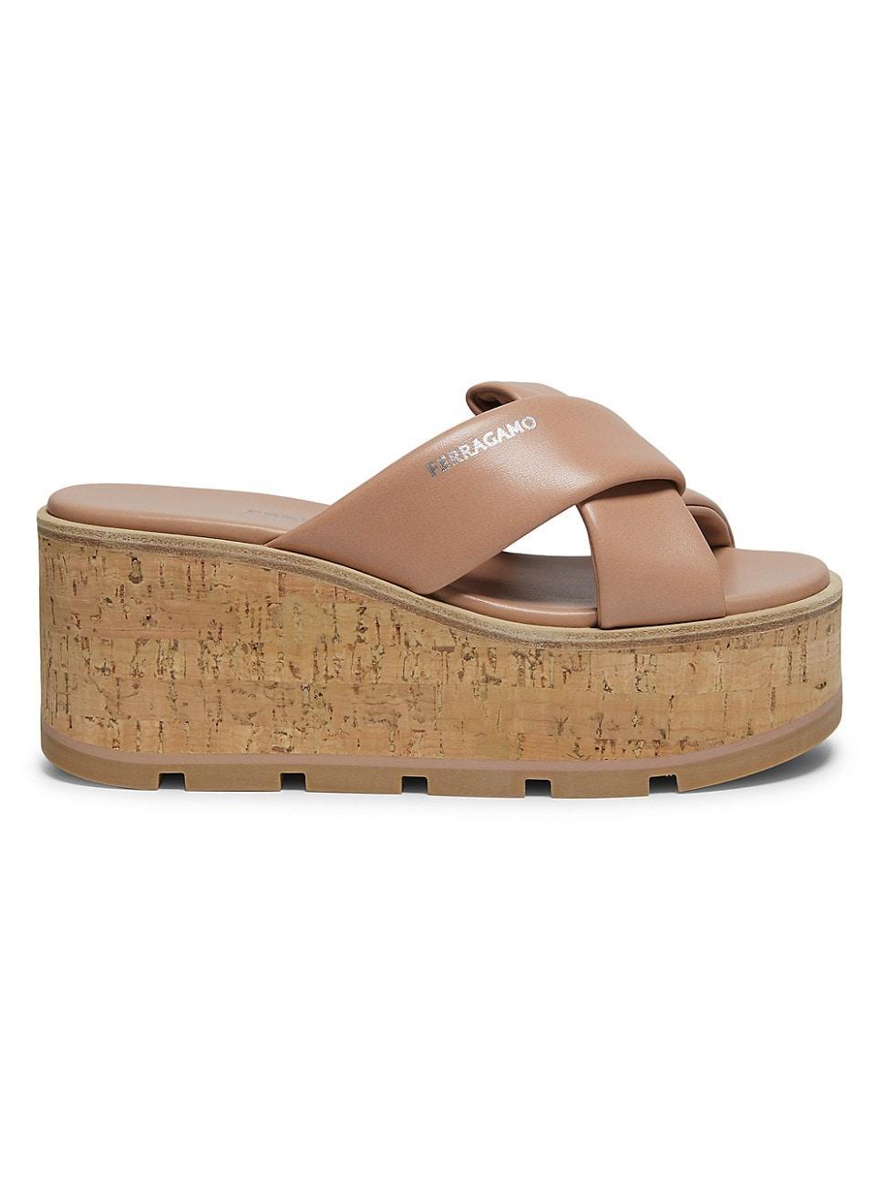 Womens Engracia Cork Wedge Sandals product image