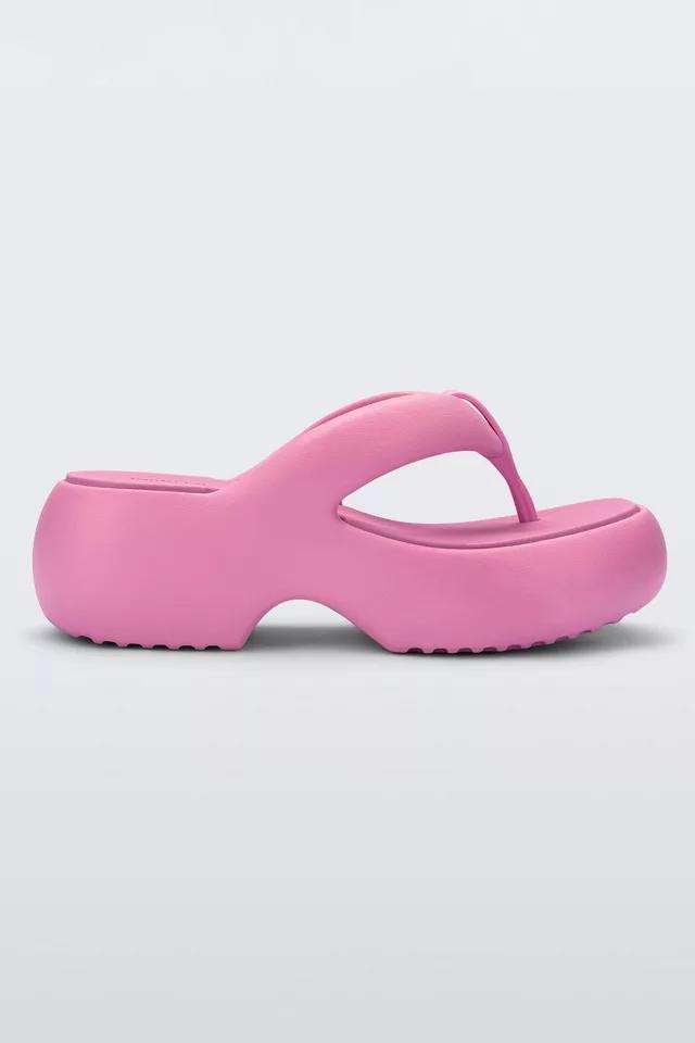 Melissa Free Fuzzy Platform Thong Sandal Product Image