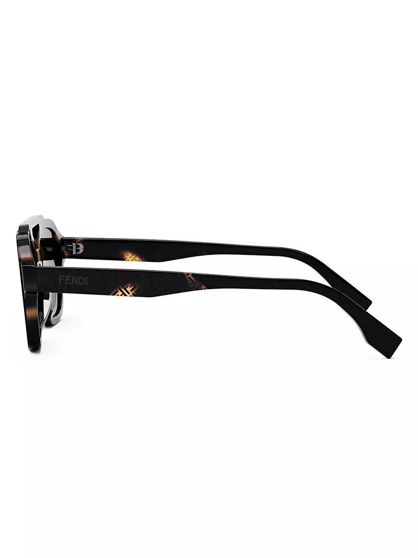 52MM Logo Acetate Sunglasses Product Image