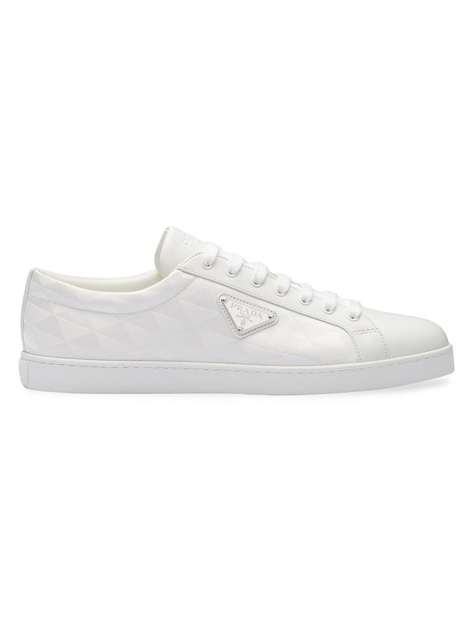 Mens Leather and Re-Nylon Sneakers Product Image