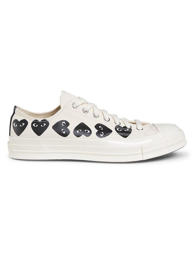 Mens CdG PLAY x Converse Chuck Taylor All Star Multi-Heart Low-Top Sneakers Product Image