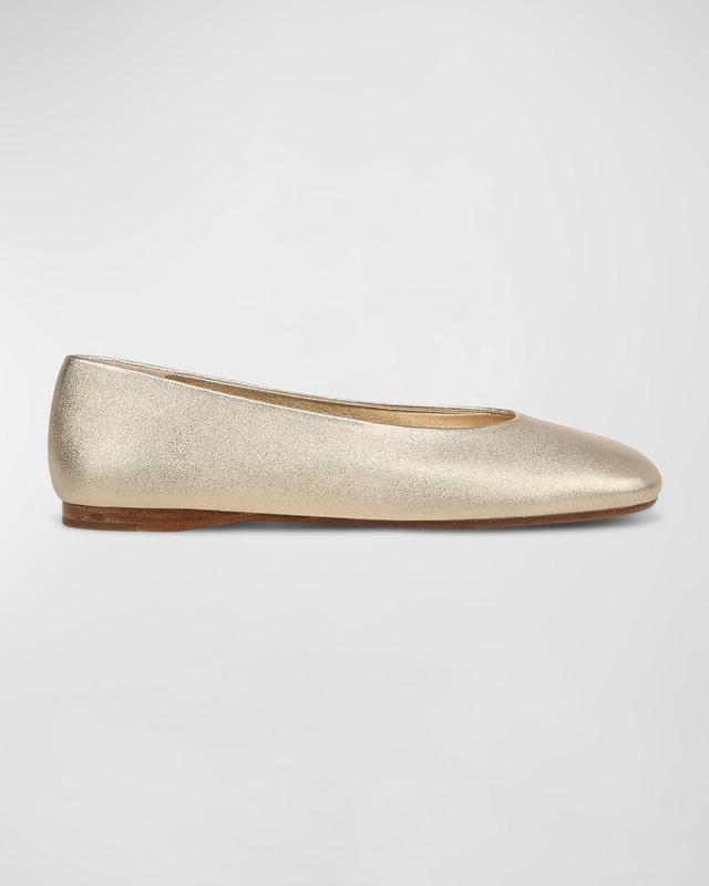 Womens Leah Leather Ballet Flats Product Image