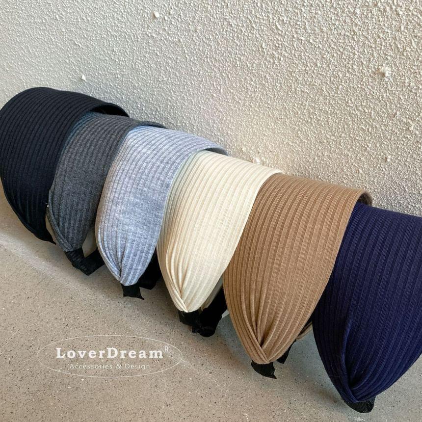 Plain Ribbed Headband Product Image