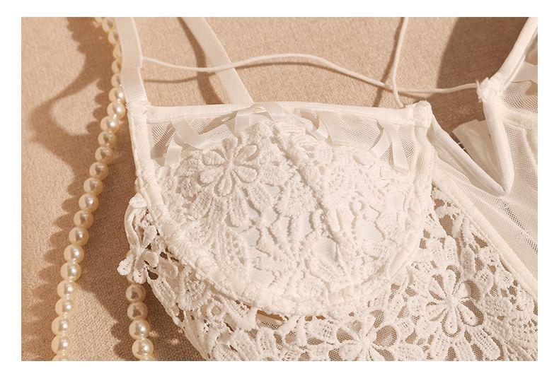 Lace Crop Cami Top Product Image