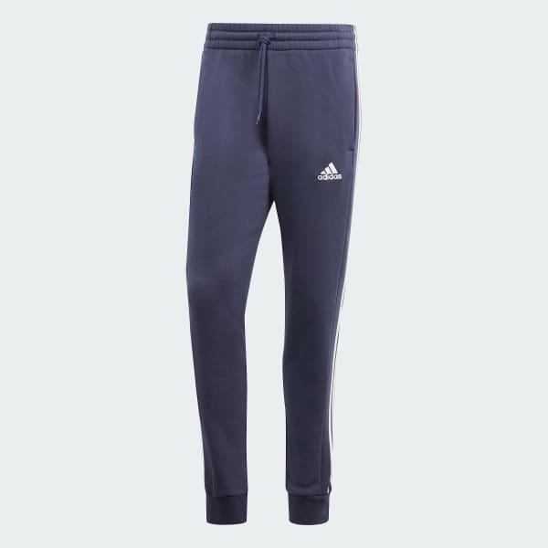 Essentials Fleece 3-Stripes Tapered Cuff Pants Product Image