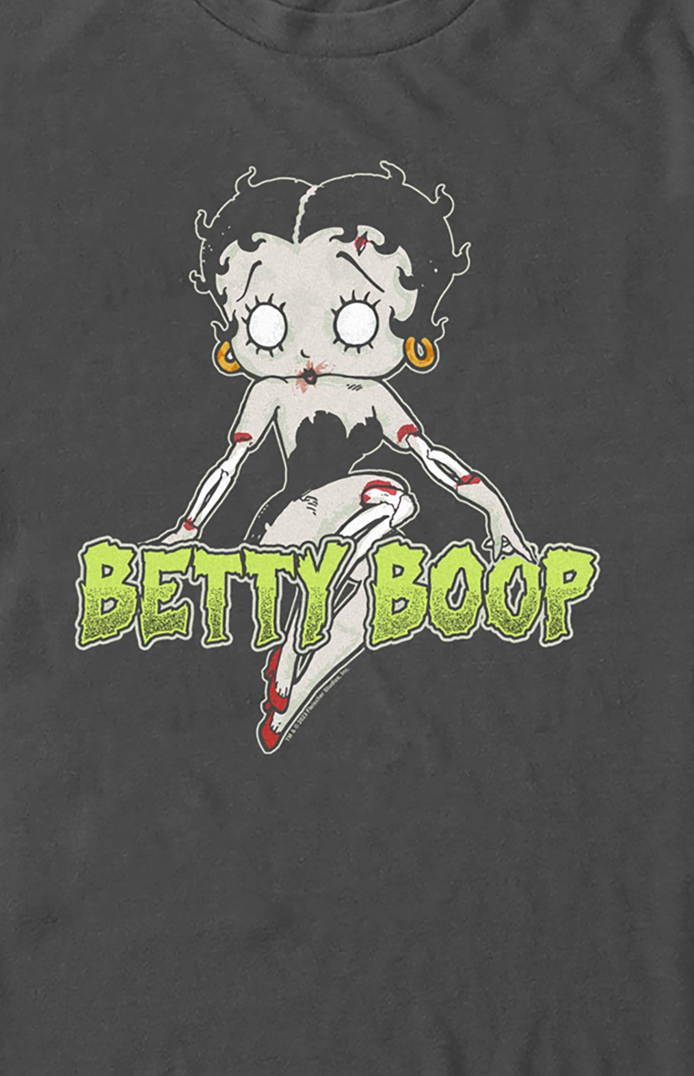 Women's Zombie Betty Boop T-Shirt Product Image