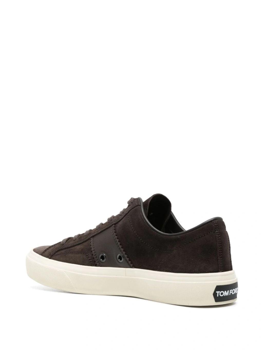 TOM FORD Panelled Low-top Sneakers In Black Product Image