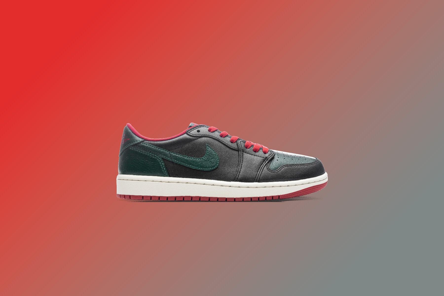 Air Jordan 1 Low OG Women's - Black/Gorge Green/Varsity Red Female Product Image