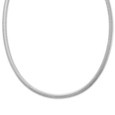 Rounded Herringbone Necklace Product Image