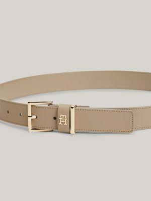 TH Monogram Double Keeper Leather Belt Product Image