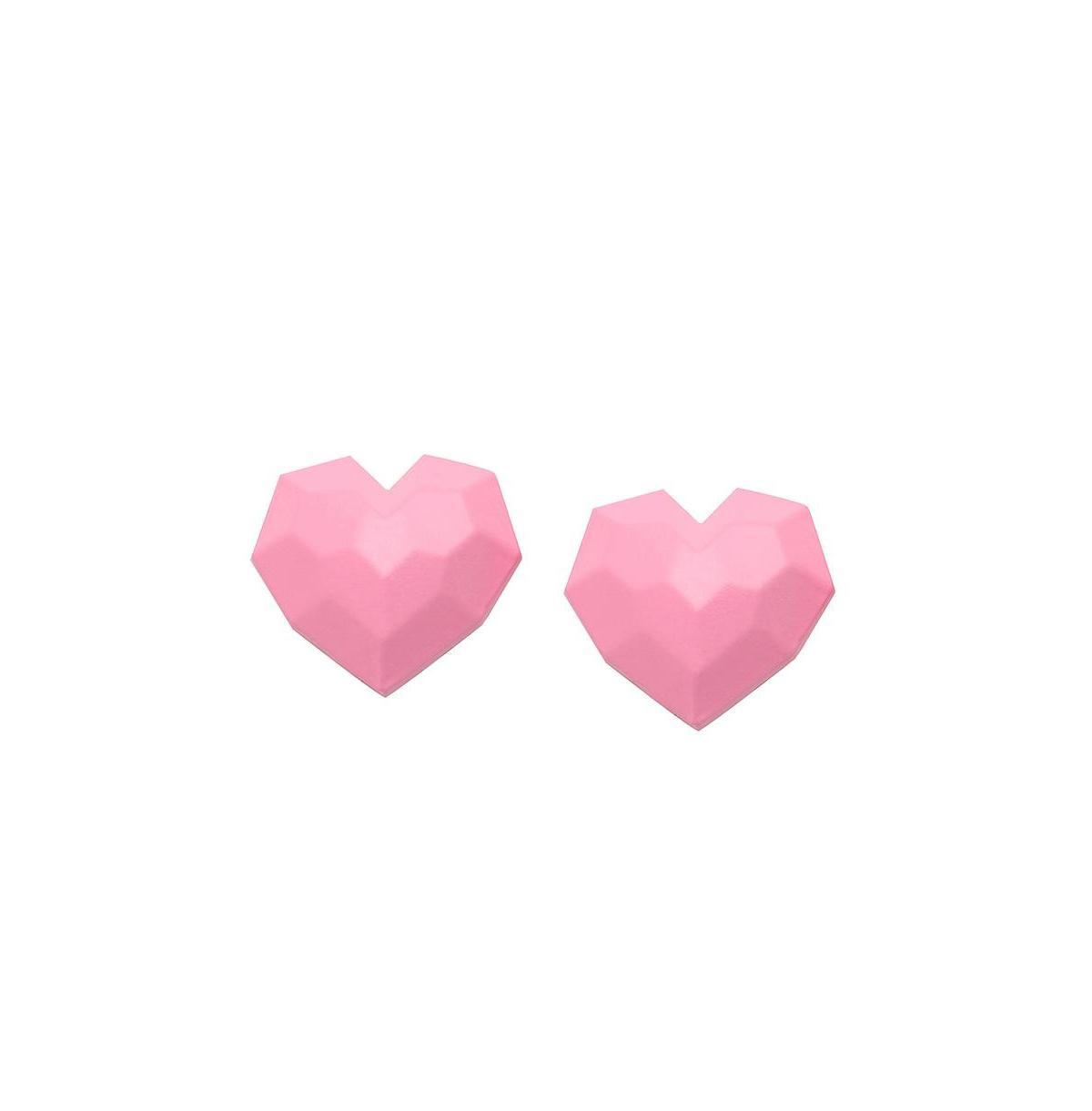 Sohi Womens Heart Stud Earrings Product Image