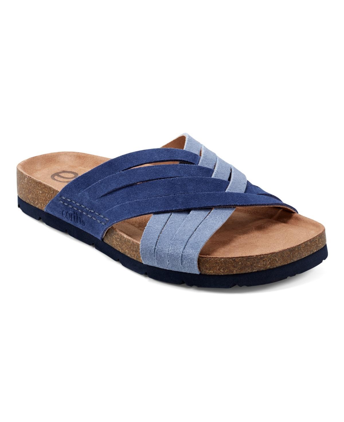 Earth Womens Atlas Round Toe Footbed Slip-On Casual Sandals Product Image