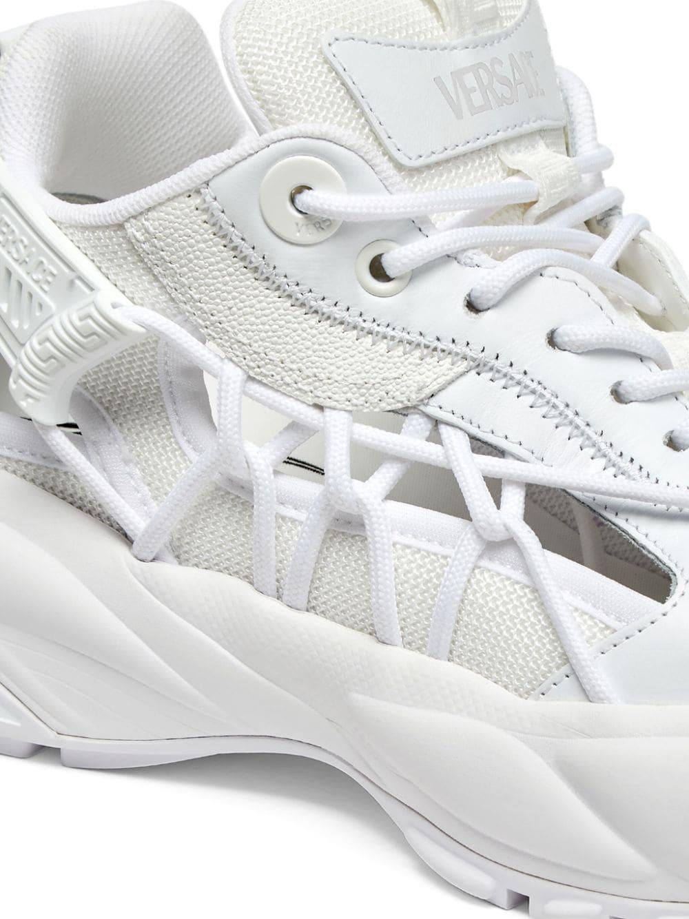 VERSACE White Mercury M_vs_01 Sneakers Product Image