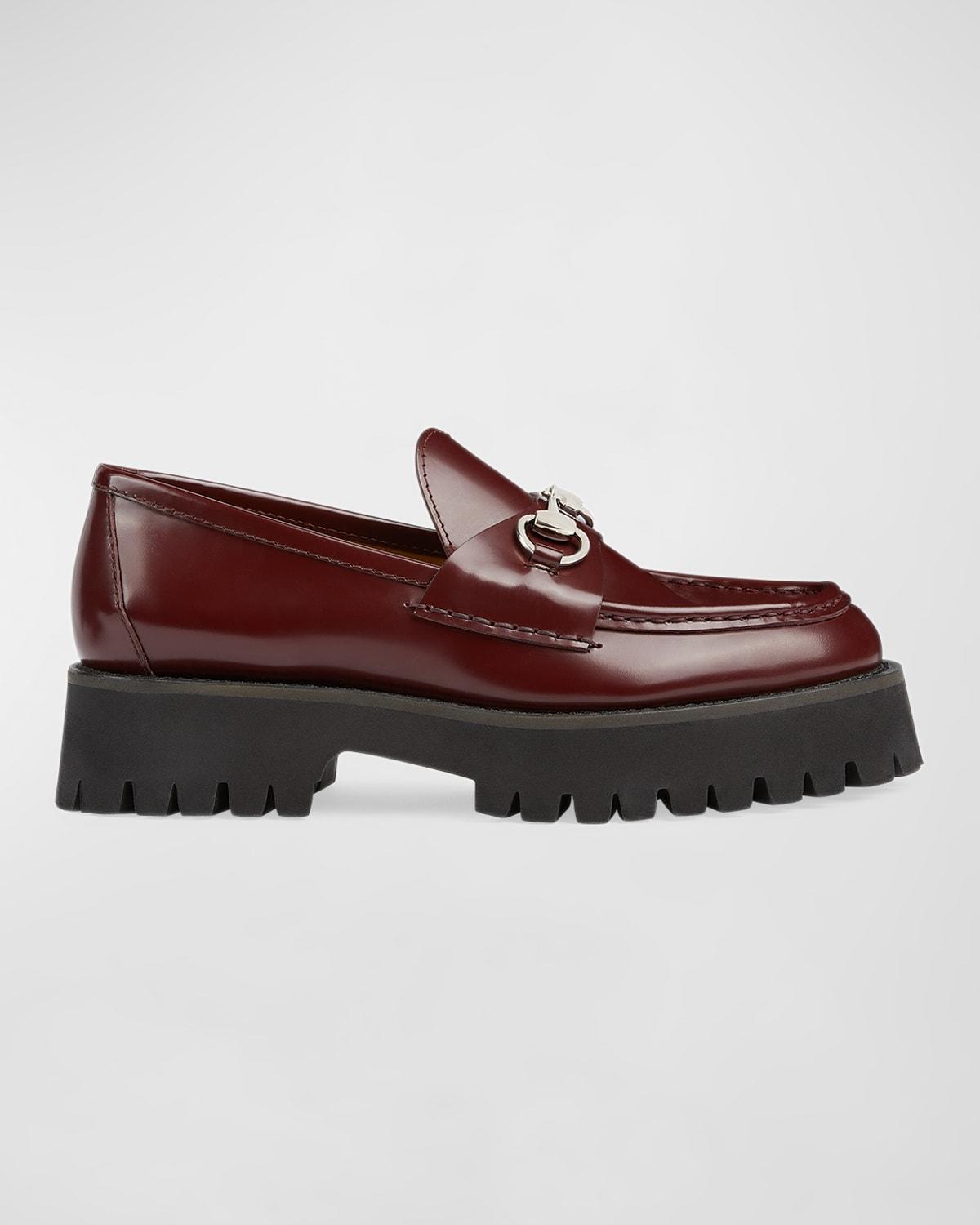 Sylke Leather Bit Loafers product image