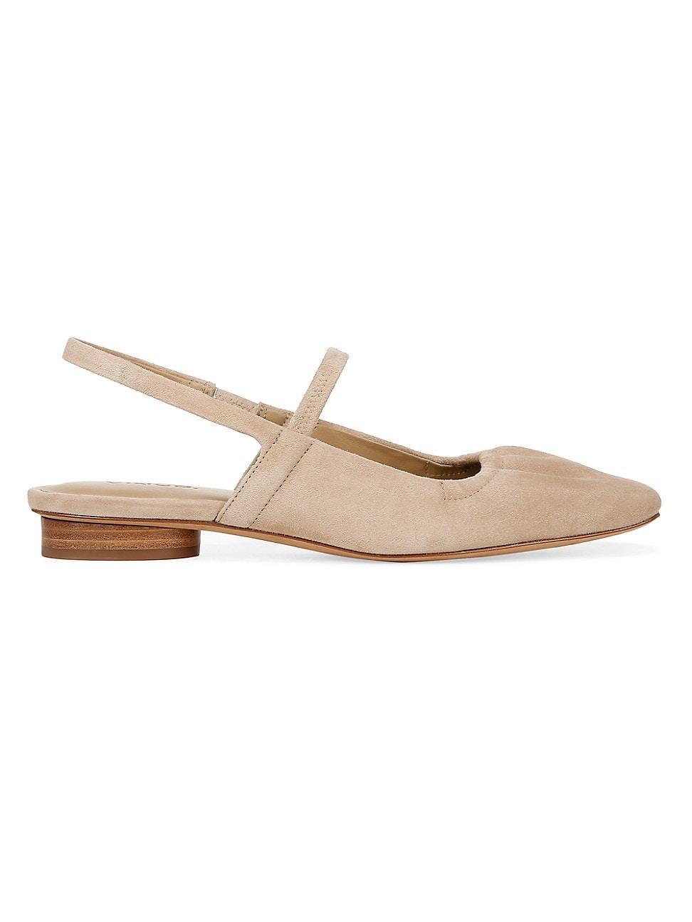 Womens Venice Leather Flats product image