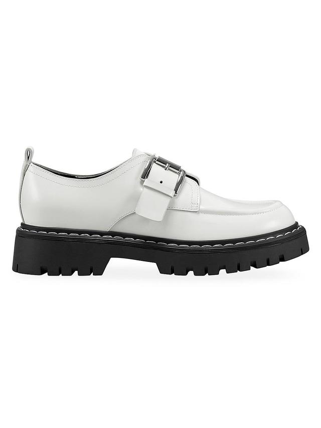 Womens Tarla Leather Lugged-Sole Loafers Product Image