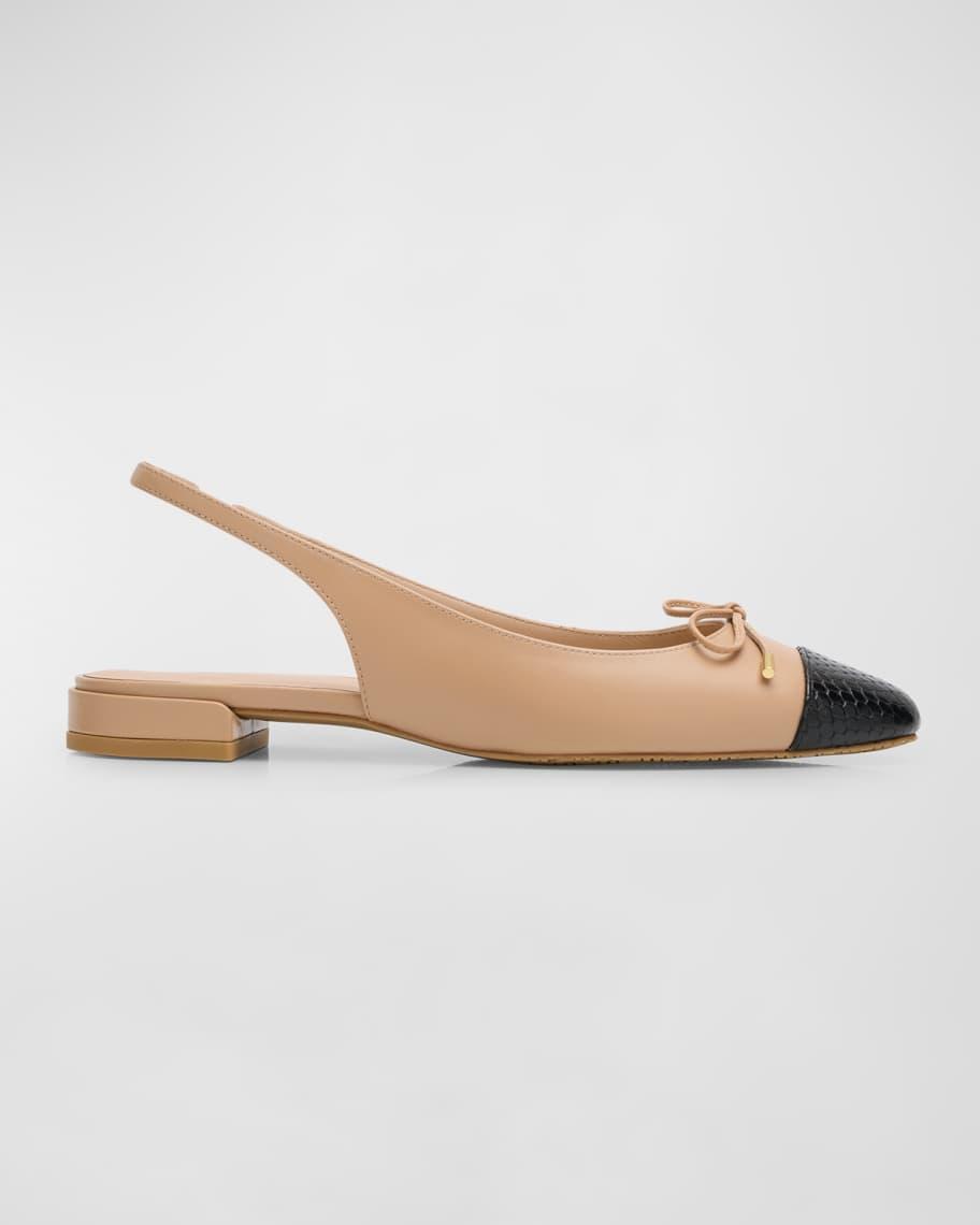 Sleek Bicolor Slingback Ballerina Flats product image